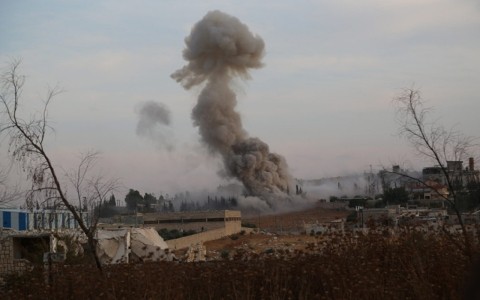 First Syrian air strikes on Kurdish positions  - ảnh 1